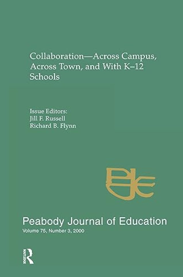 Collaboration--across Campus, Across Town, and With K-12 Schools