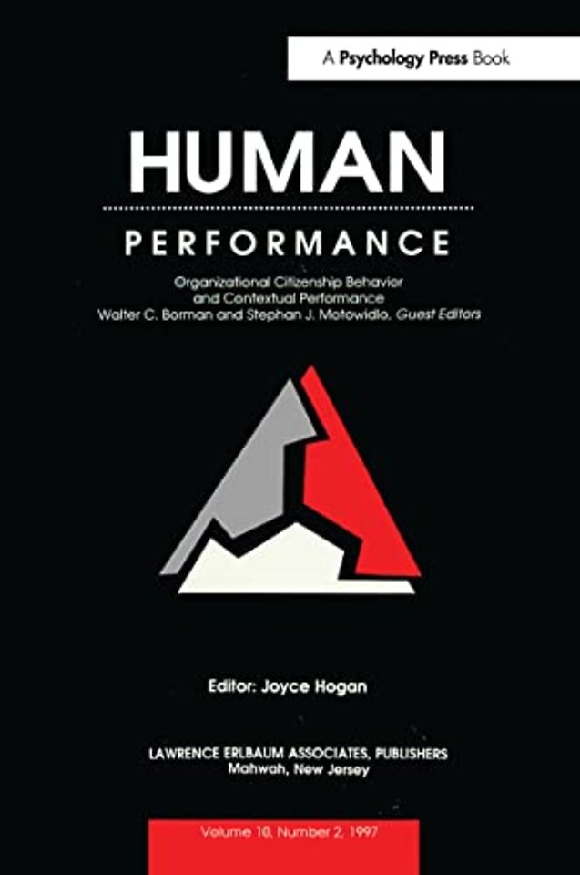 Organizational Citizenship Behavior and Contextual Performance