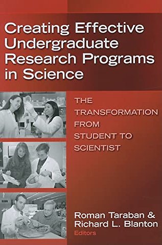 Creating Effective Undergraduate Research Progra – The Transformation from Student to Scientist
