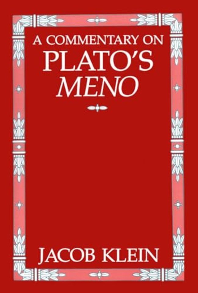 A Commentary on Plato`s Meno