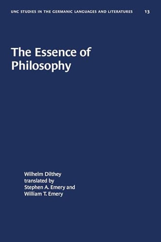 The Essence of Philosophy