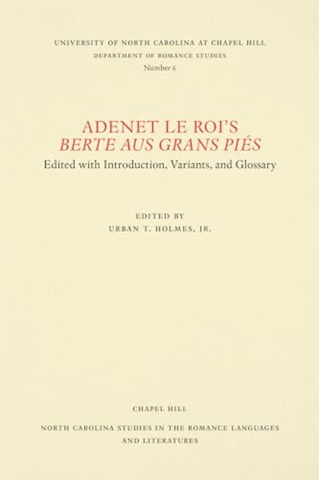Adenet Le Roi's Berte Aus Grans Pies