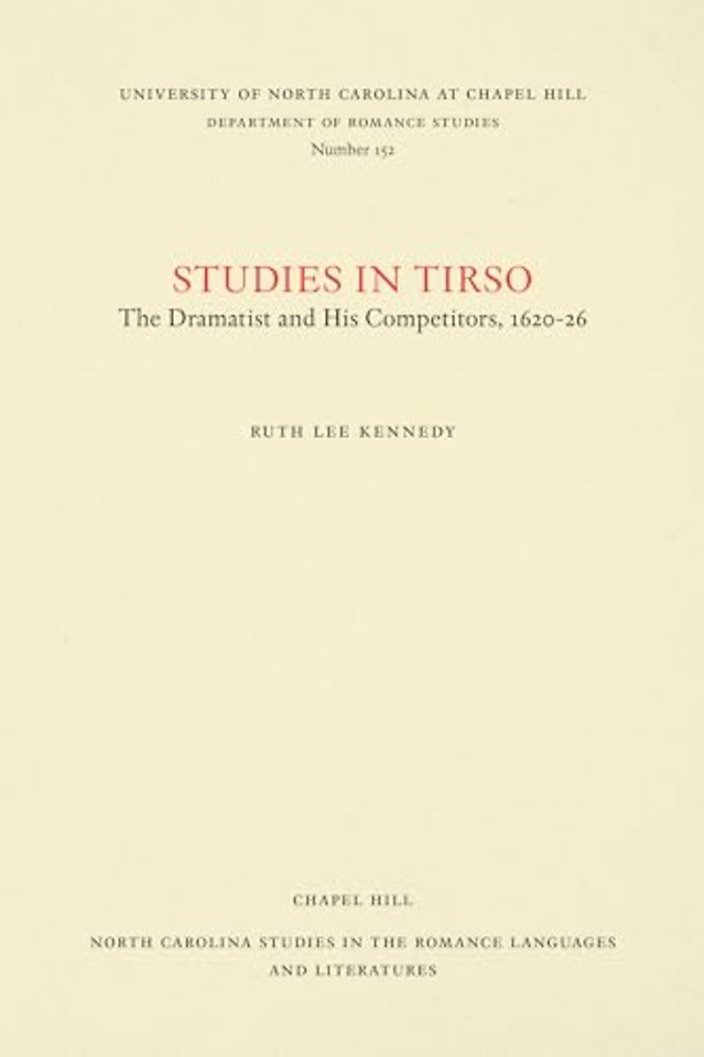 Studies in Tirso, I