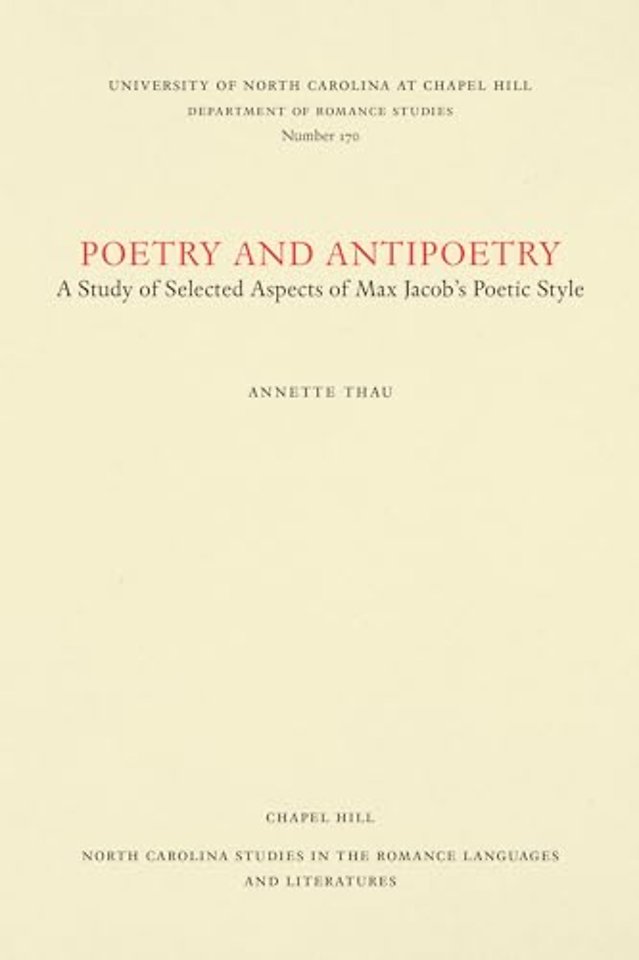 Poetry and Antipoetry