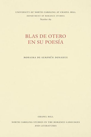 Blas De Otero En Su Poesia