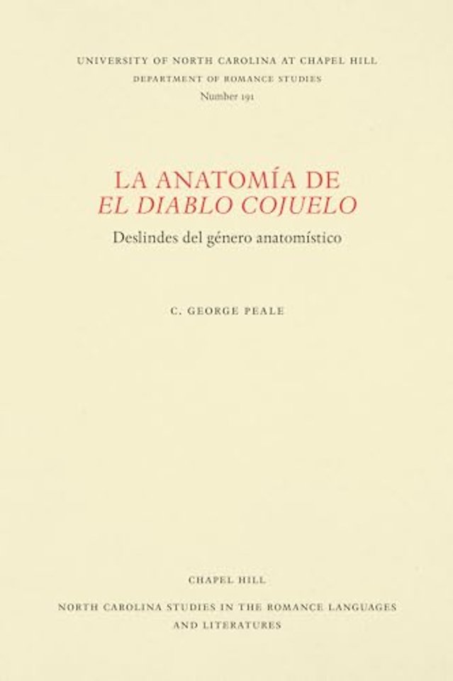 La Anatomia De El Diablo Cojuelo