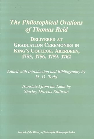 The Philosophical Orations of Thomas Reid