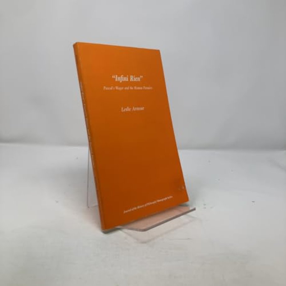 "Infini Rien" – Pascal`s Wager and the Human Paradox