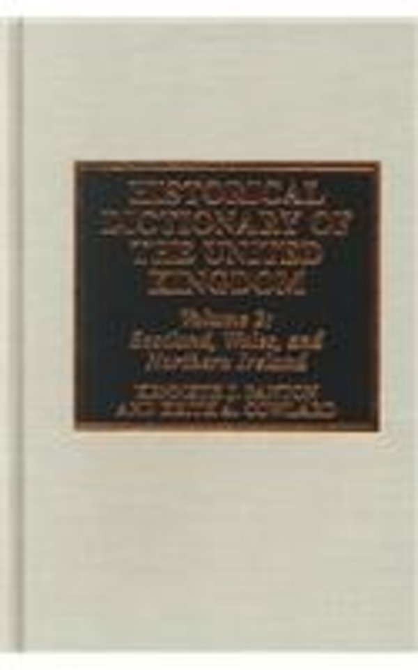 Historical Dictionary of the United Kingdom