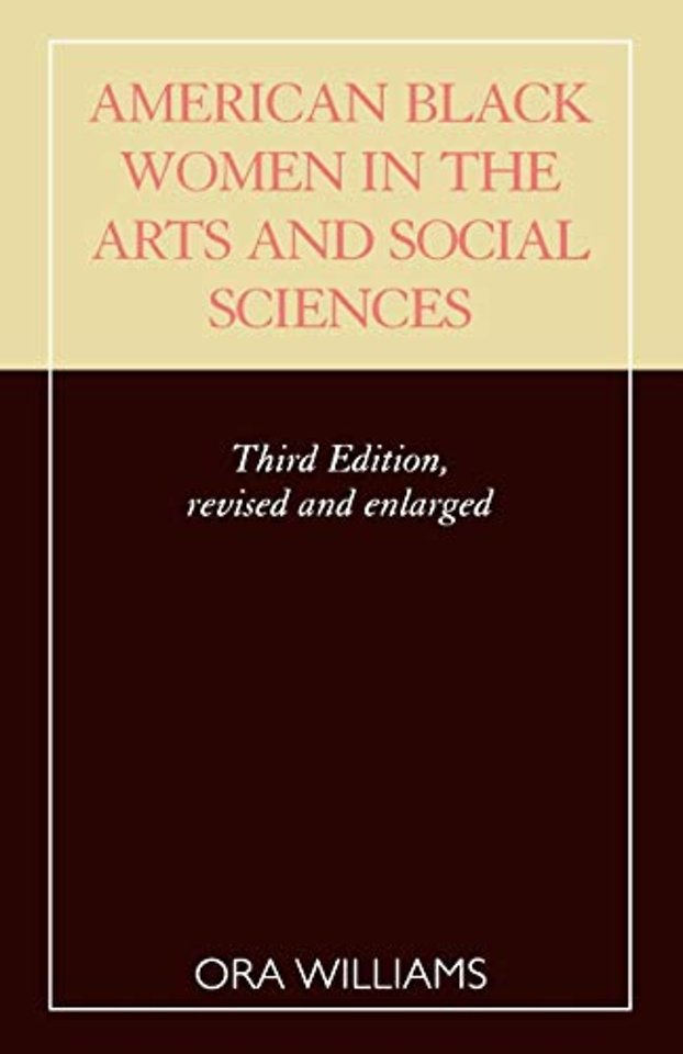 American Black Women in the Arts and Social Sciences