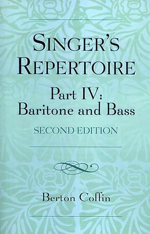 The Singer's Repertoire, Part IV