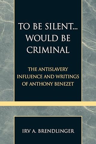 To Be Silent... Would be Criminal