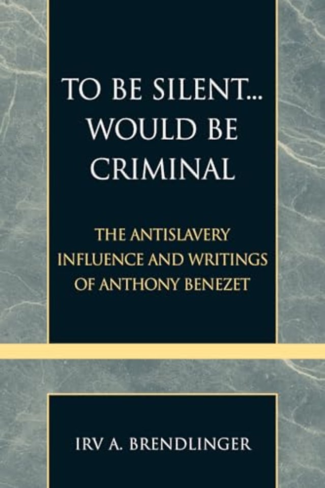 To Be Silent... Would be Criminal