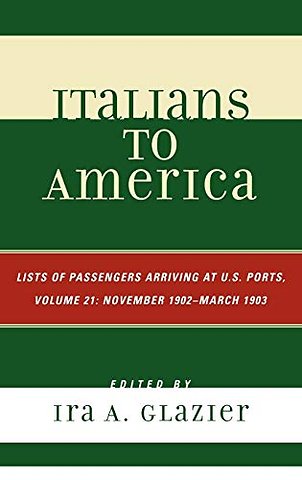 Italians to America, November 1902 - March 1903