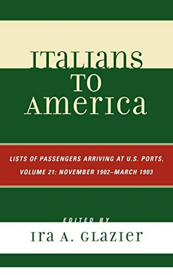 Italians to America, November 1902 - March 1903