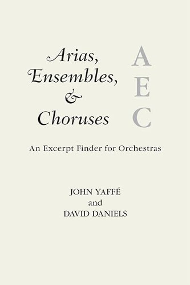 Arias, Ensembles, & Choruses