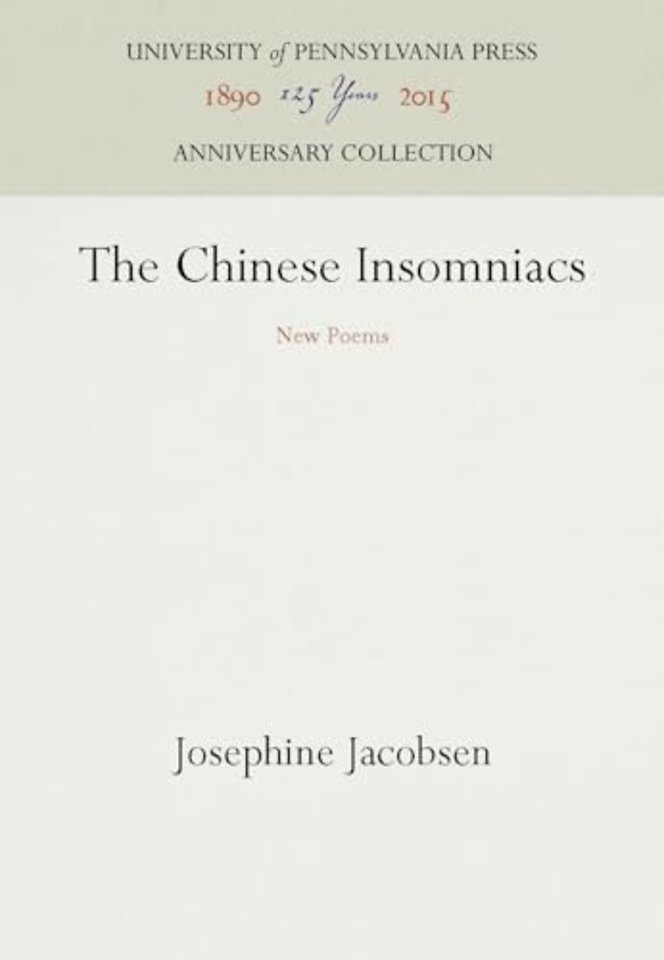 The Chinese Insomniacs – New Poems