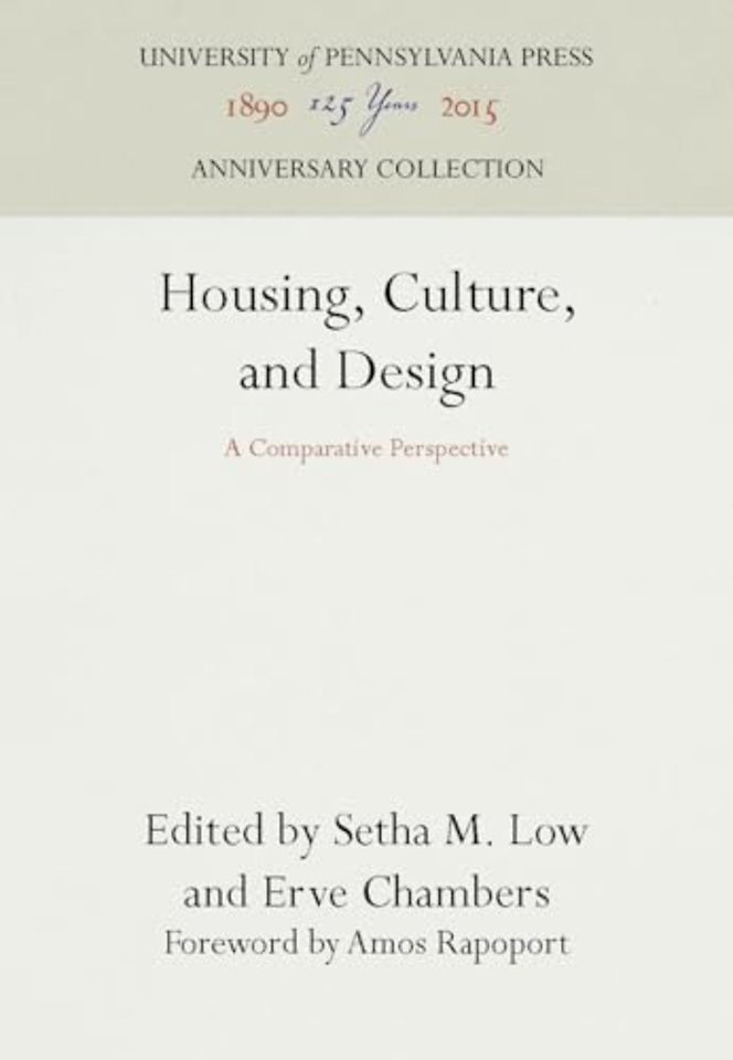 Housing, Culture, and Design – A Comparative Perspective