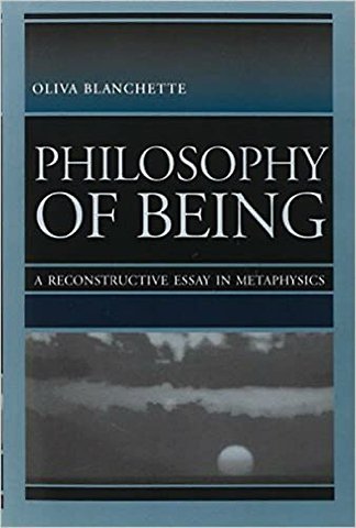 Philosophy of Being – A Reconstructive Essay of Metaphysics