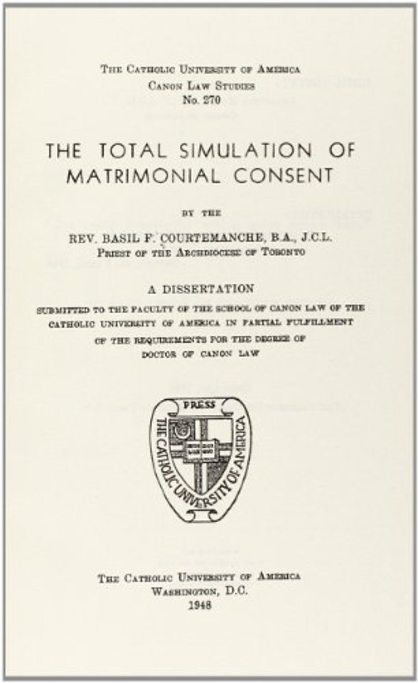 The Total Simulation of Matrimonial Consent