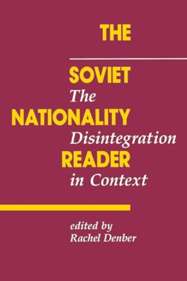 Soviet Nationality Reader