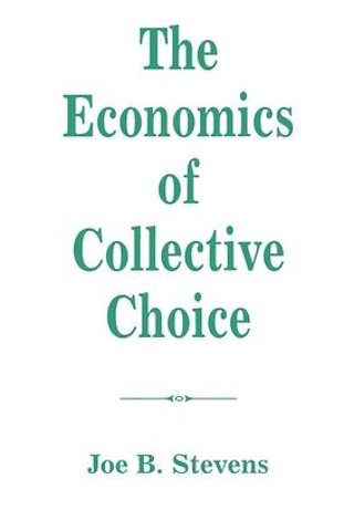 Economics Of Collective Choice