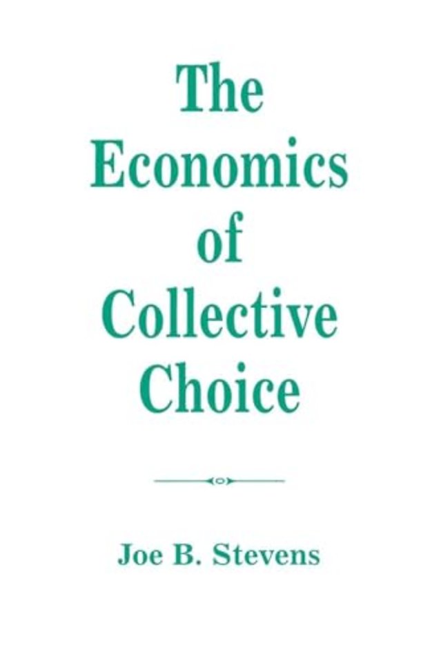 Economics Of Collective Choice