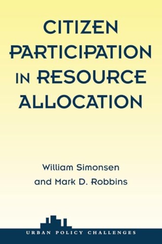 Citizen Participation In Resource Allocation