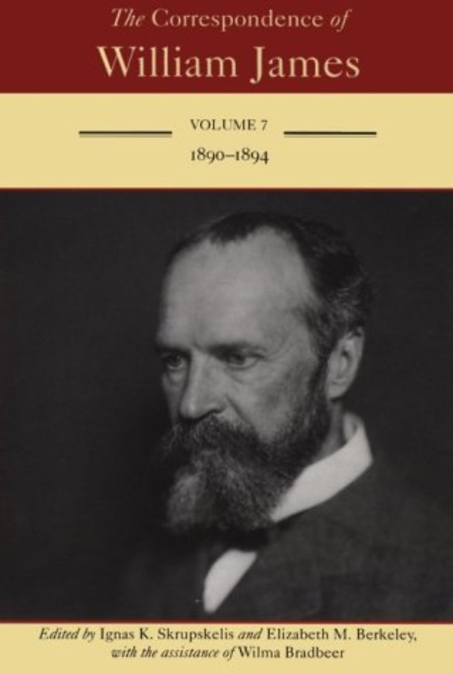 The Correspondence of William James V. 7; 1890–94