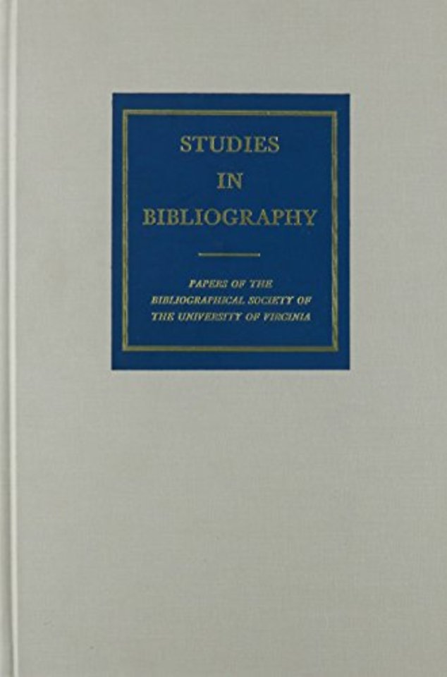 Studies in Bibliography v. 55