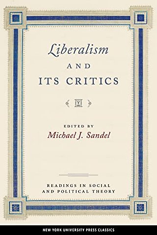 Liberalism and Its Critics