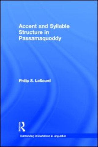 Accent & Syllable Structure in Passamaquoddy