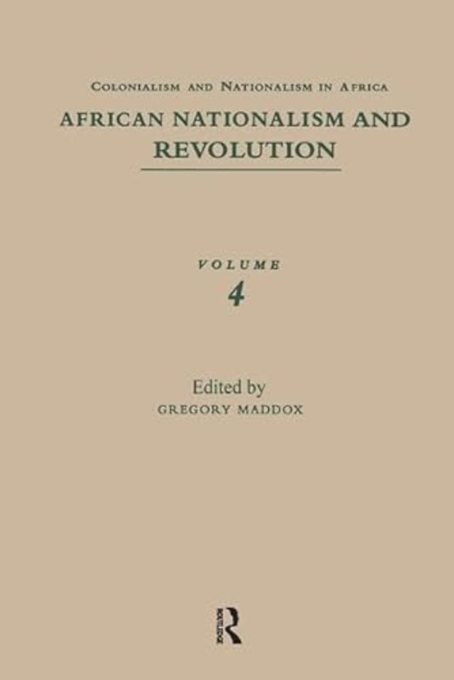 African Nationalism and Revolution