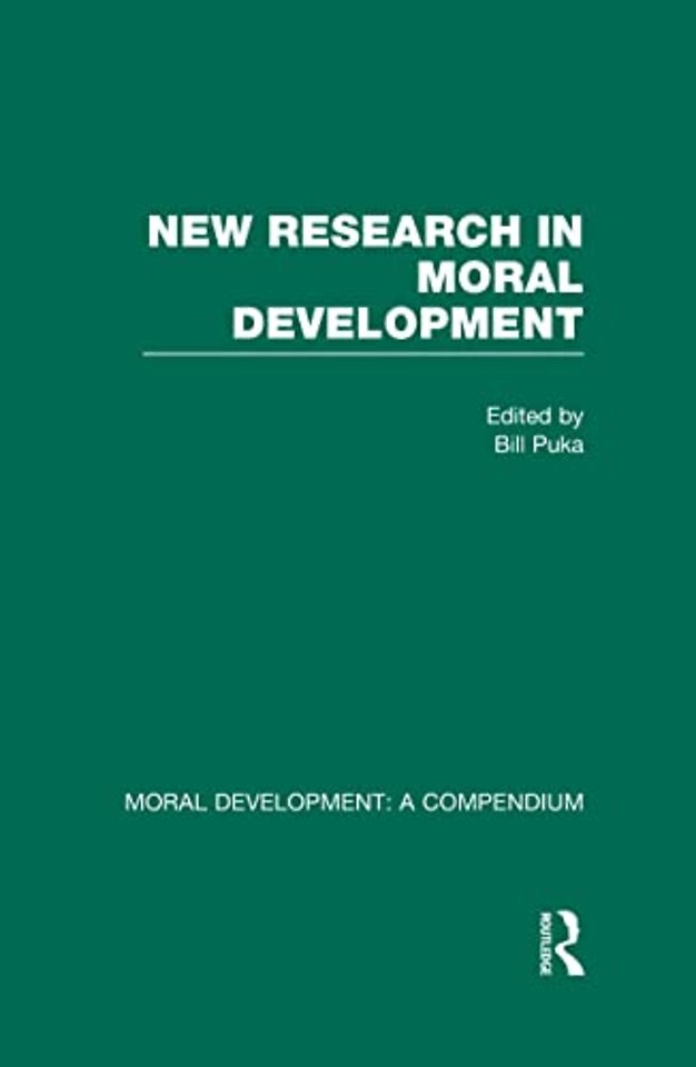 New Research in Moral Development