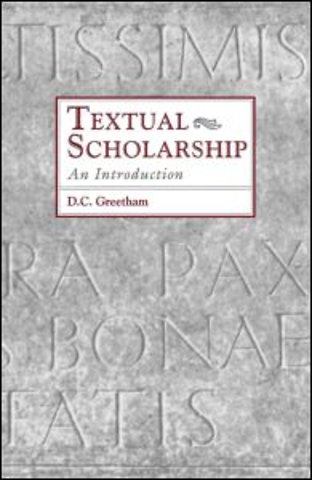 Textual Scholarship