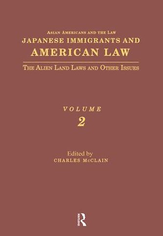 Japanese Immigrants and American Law