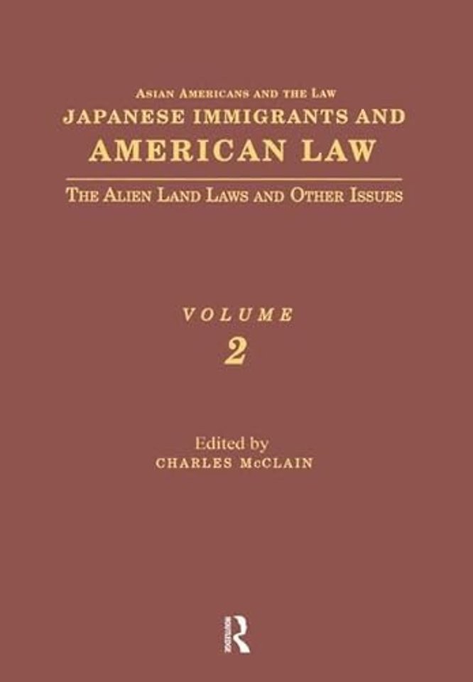 Japanese Immigrants and American Law