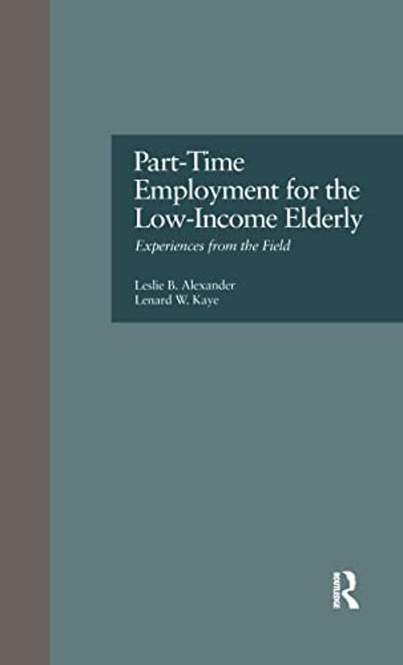 Part-Time Employment for the Low-Income Elderly