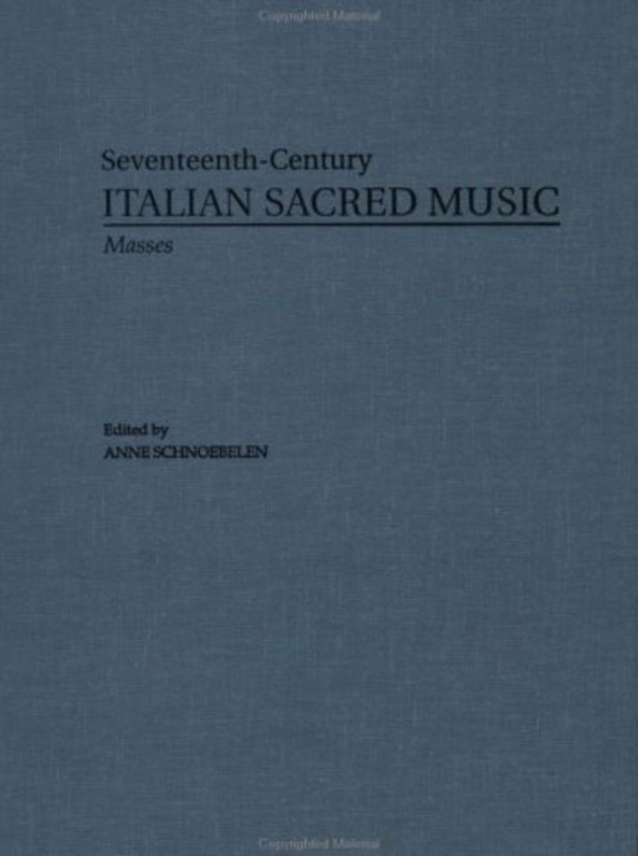 Masses by Pietro Degli Antoni and Giovanni Battista Bassani