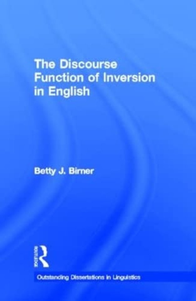Discourse Function of Inversion in English