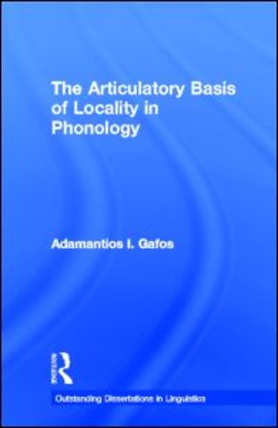 Articulatory Basis of Locality in Phonology