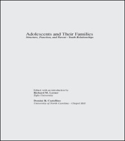 Adolescents and Their Families