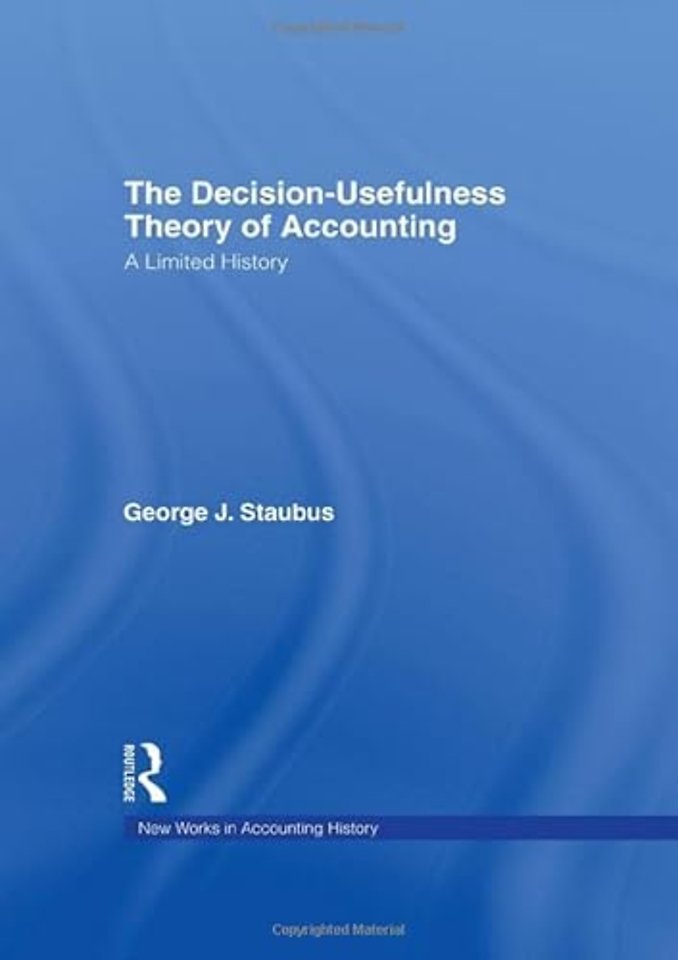 Decision Usefulness Theory of Accounting