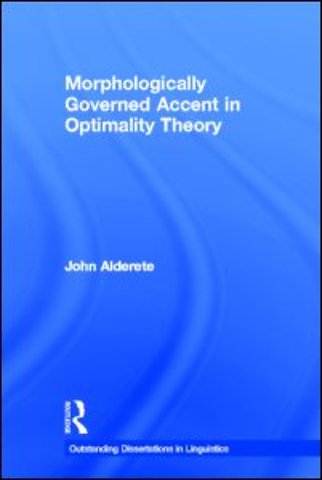 Morphologically Governed Accent in Optimality Theory