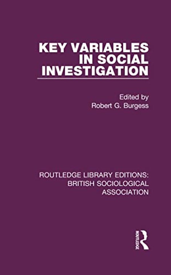 Key Variables in Social Investigation