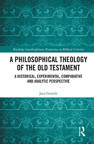 Philosophical Theology of the Old Testament