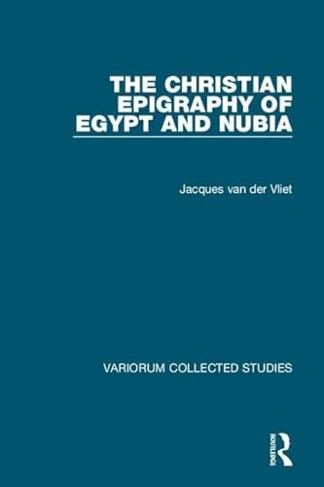 Christian Epigraphy of Egypt and Nubia