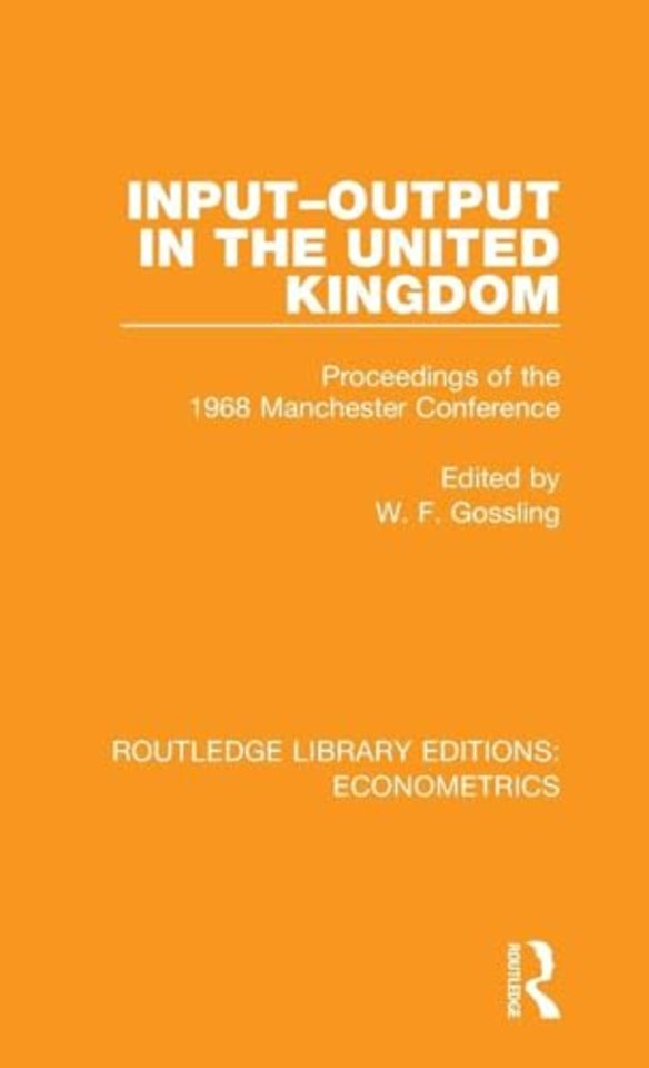 Input-Output in the United Kingdom