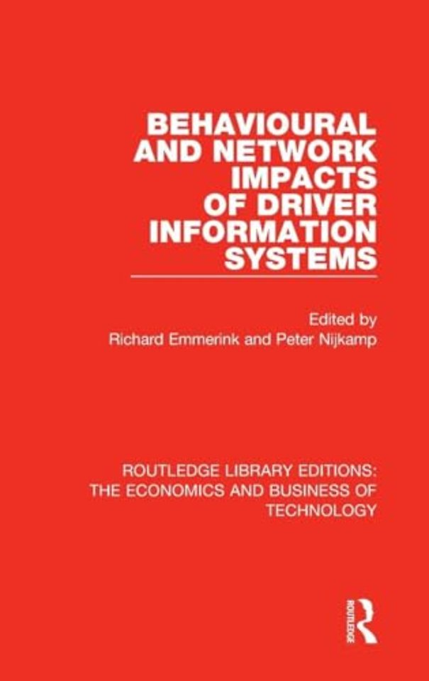 Behavioural and Network Impacts of Driver Information Systems