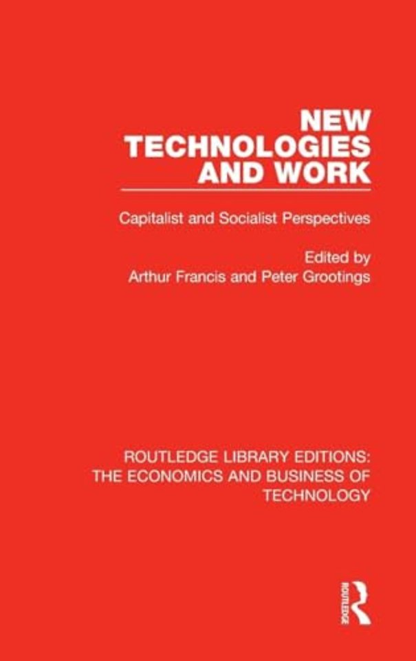 New Technologies and Work